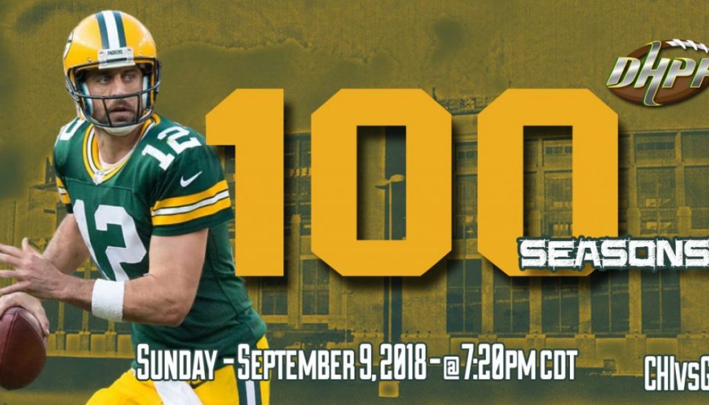 Packers kick off their 100th season against their bitter rivals!