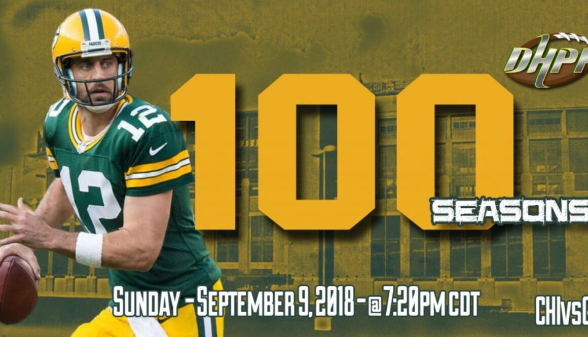 Packers kick off their 100th season against their bitter rivals!