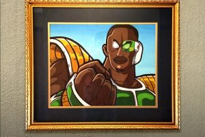 Animie Painting of Saiyan Mike Daniels