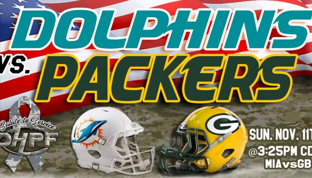 Dolphins Bring the Heat To Lambeau