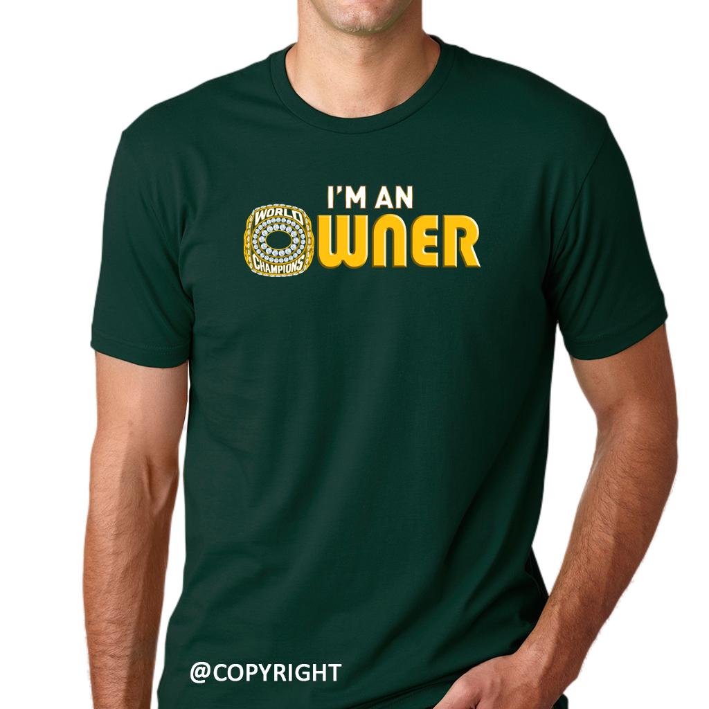 I'm An Owner Men’s Green Short Sleeve T-Shirt