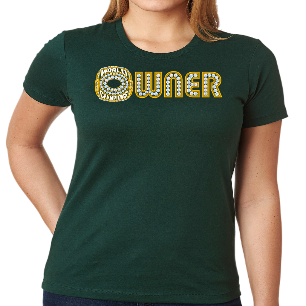 Owner Men's Green Long Sleeve T-Shirt - Die Hard Packer Fan