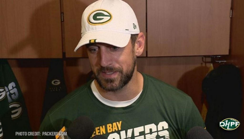 Aaron Rodgers newsconference 8-19-2019 Parker