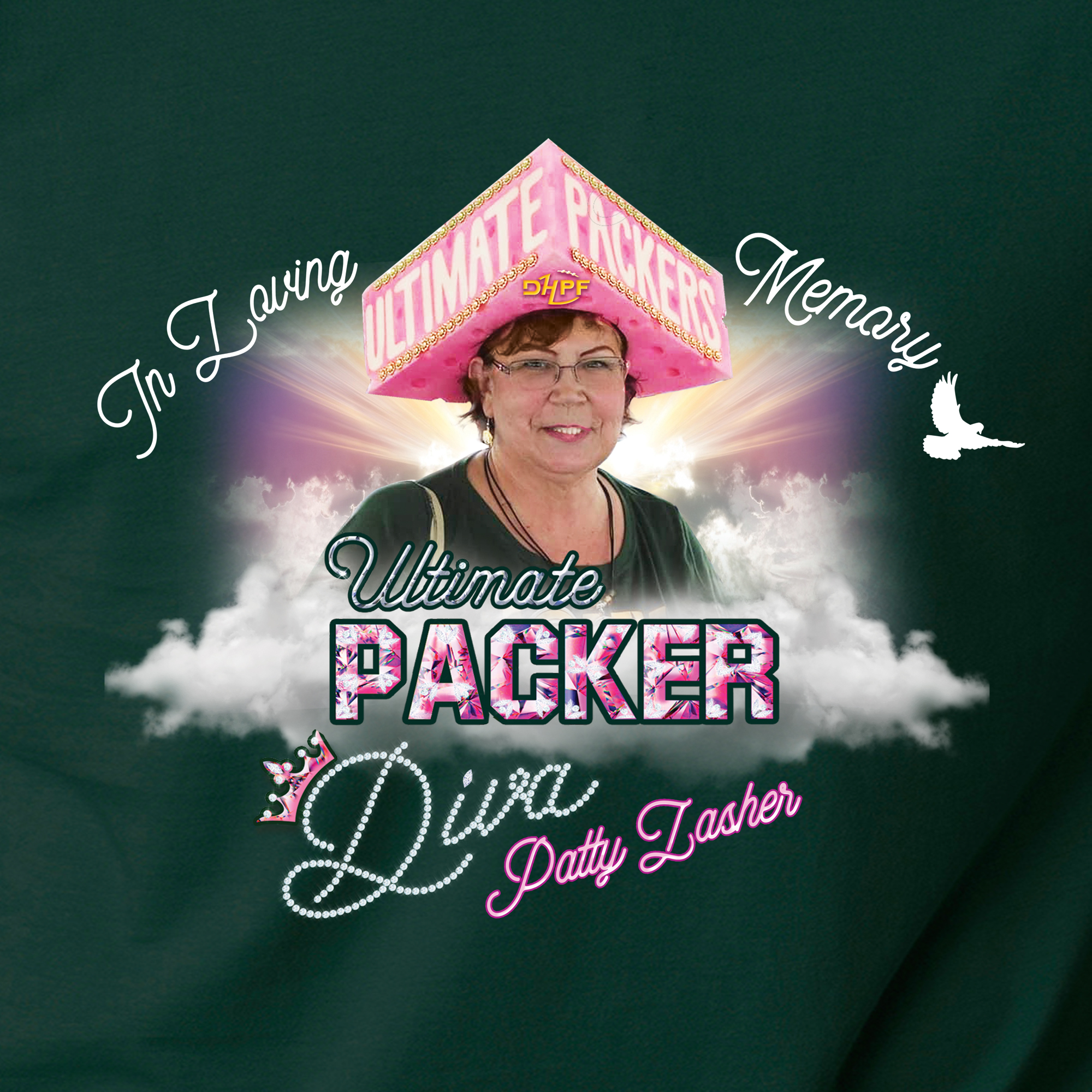 Packer Diva Patty Lasher Women's Short Sleeve T-Shirt - Die Hard