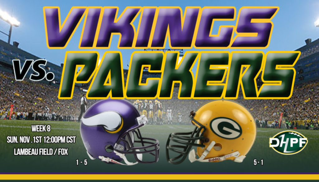 MINvsGB Week 8 Greg Goshaw PreGame 10312020