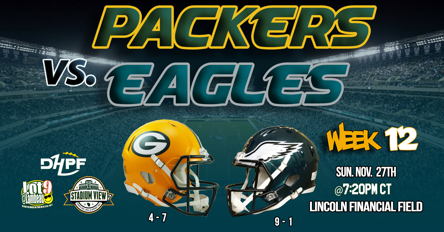 What channel is Green Bay Packers game today vs. Eagles? (11/27