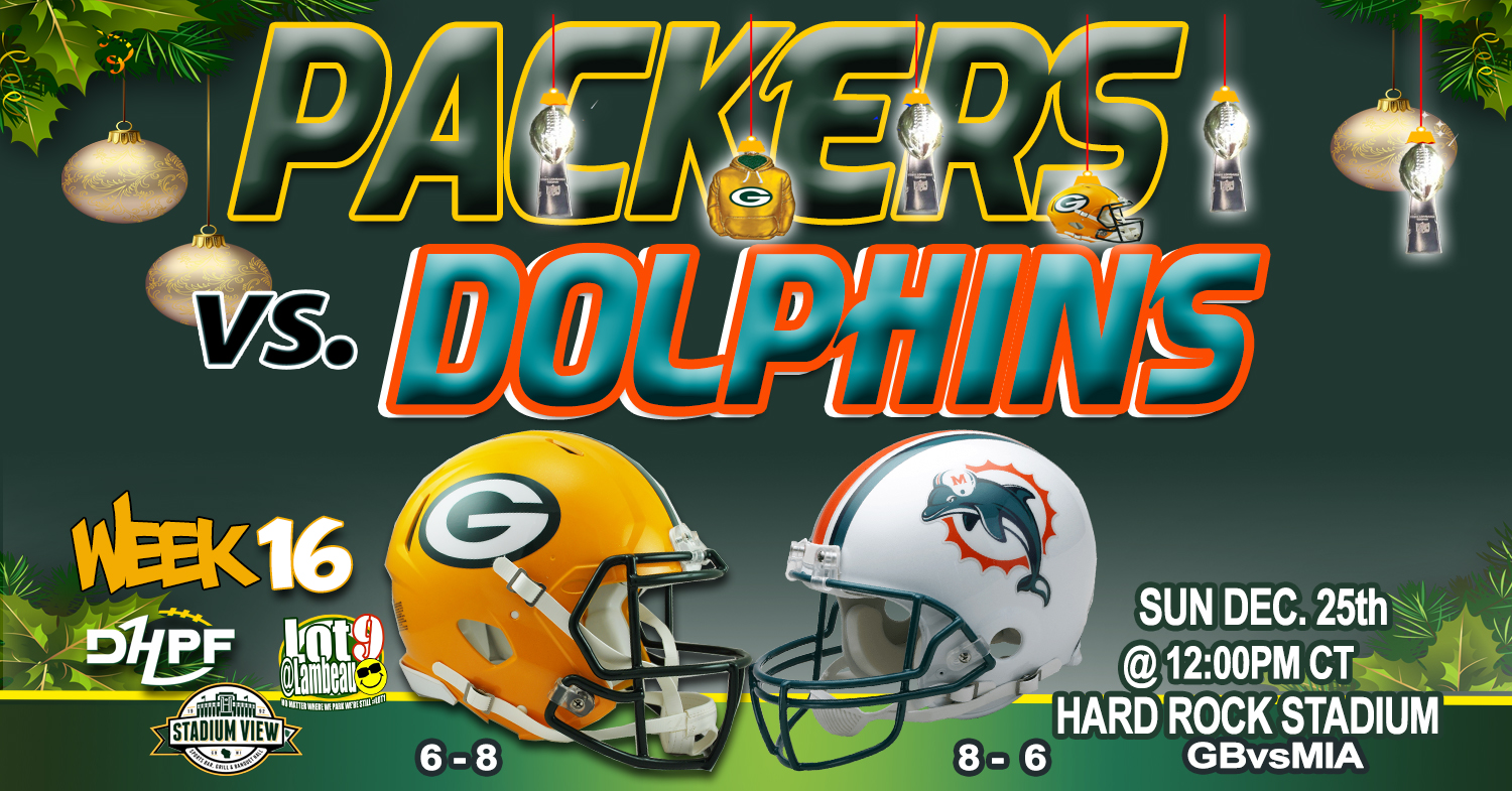 Miami Dolphins host Green Bay Packers in NFL Christmas Day game