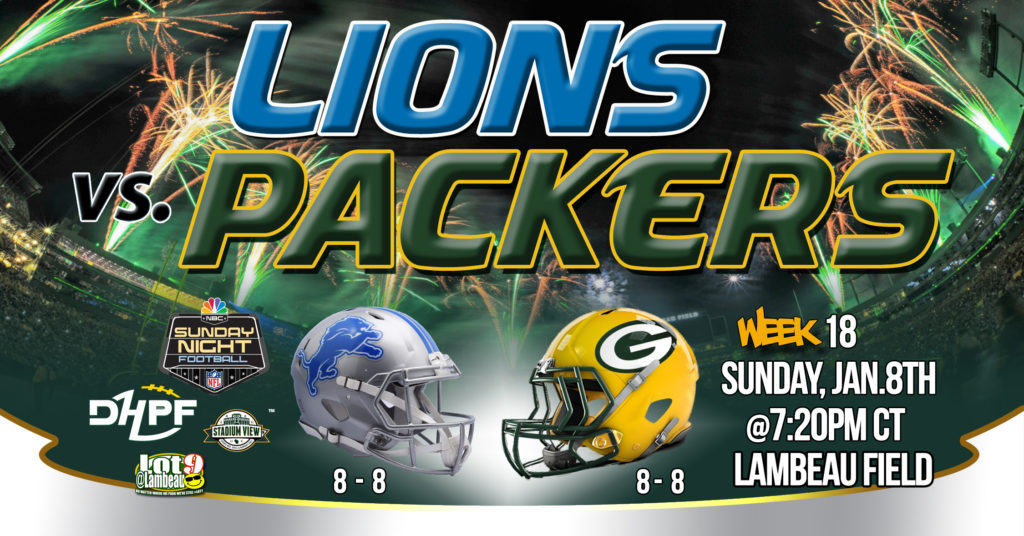 NFL 2022-2023 Season - Week 18: Lions @ Packers (SNF) 