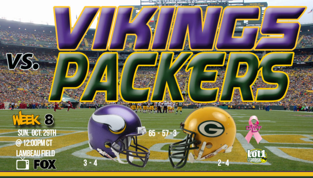 10-29-2023 V001 Minneasota Vikings VS Green Bay PACKERS DHPF DIE HARD PACKER FAN GREG GOSHAW PREGSME ARTICLE