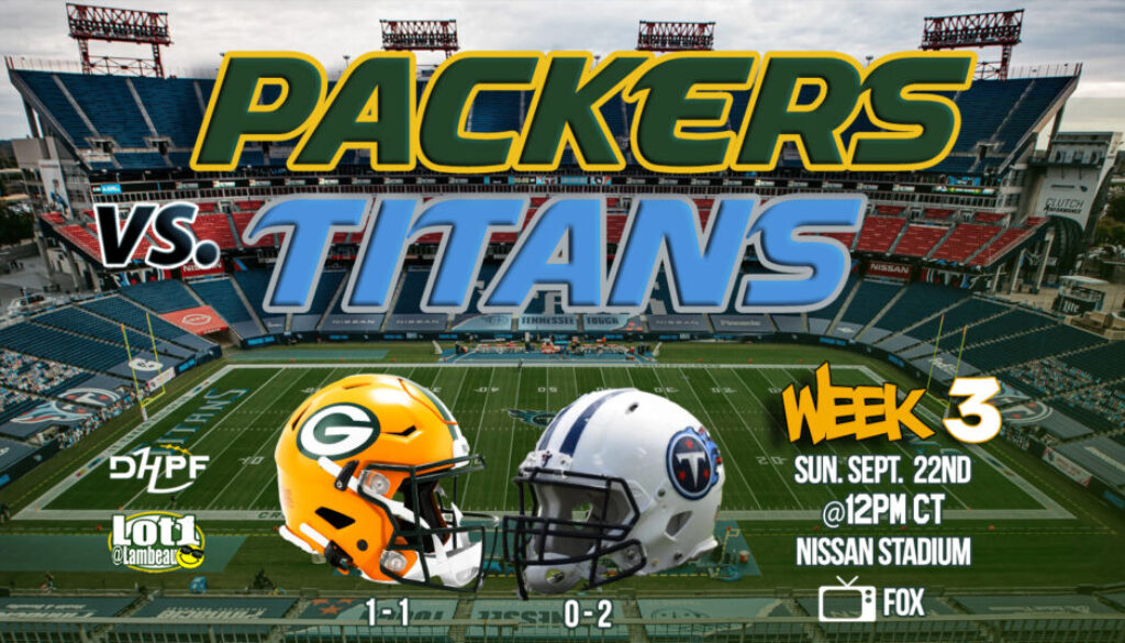 9-22-2024 V01 Green Bay Packers vs Tennessee Titans DHPF DIE HARD PACKER FAN GREG GOSHAW PREGAME