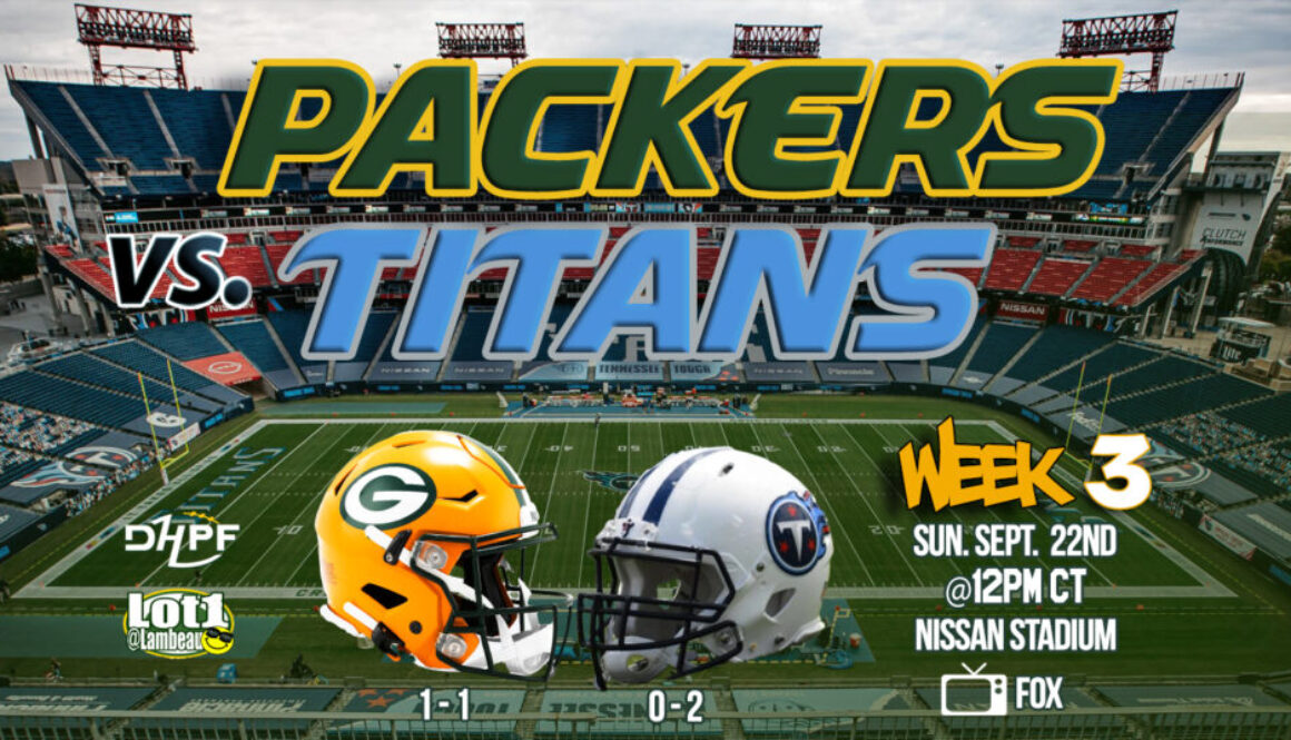 9-22-2024 V01 Green Bay Packers vs Tennessee Titans DHPF DIE HARD PACKER FAN GREG GOSHAW PREGAME