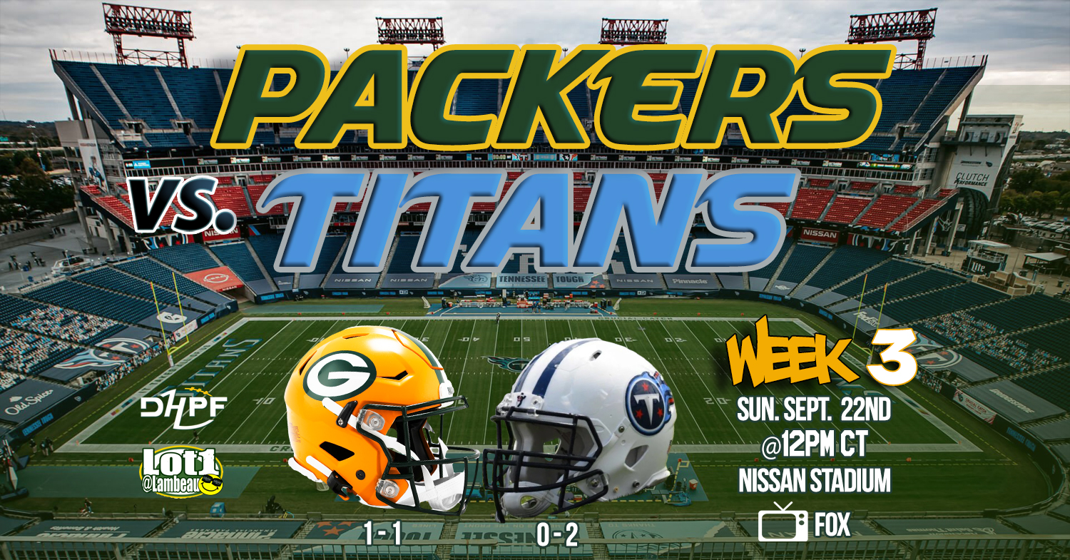 9-22-2024 V01 Green Bay Packers vs Tennessee Titans DHPF DIE HARD PACKER FAN GREG GOSHAW PREGAME