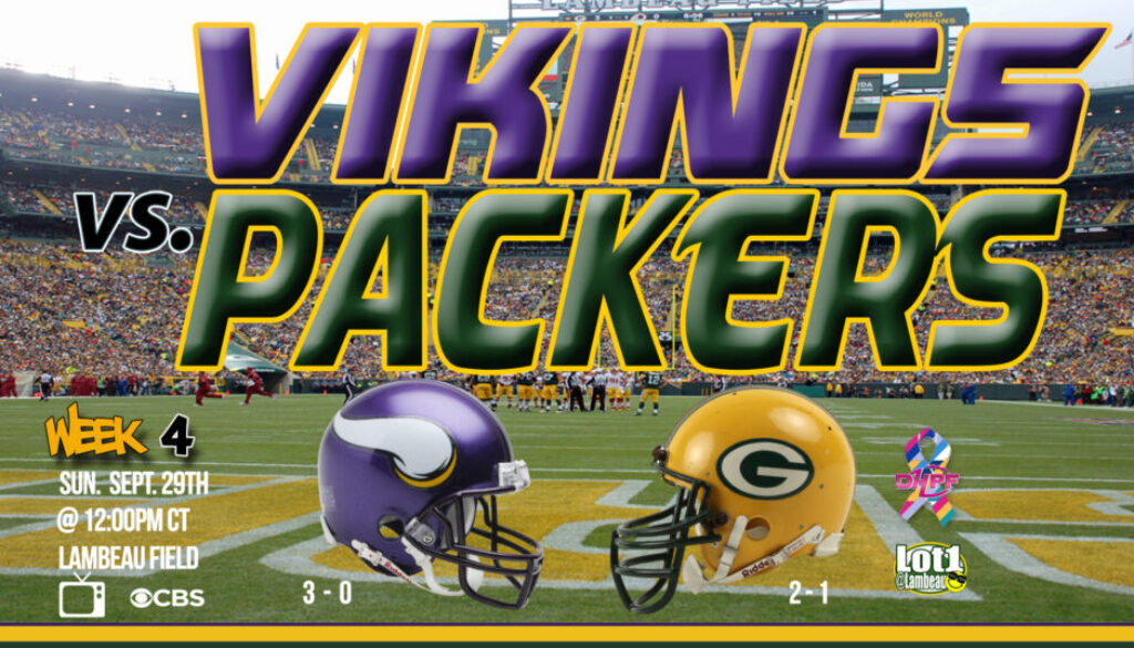 9-29-2024 V002 Minneasota Vikings VS Green Bay PACKERS DHPF DIE HARD PACKER FAN GREG GOSHAW PREGSME ARTICLE