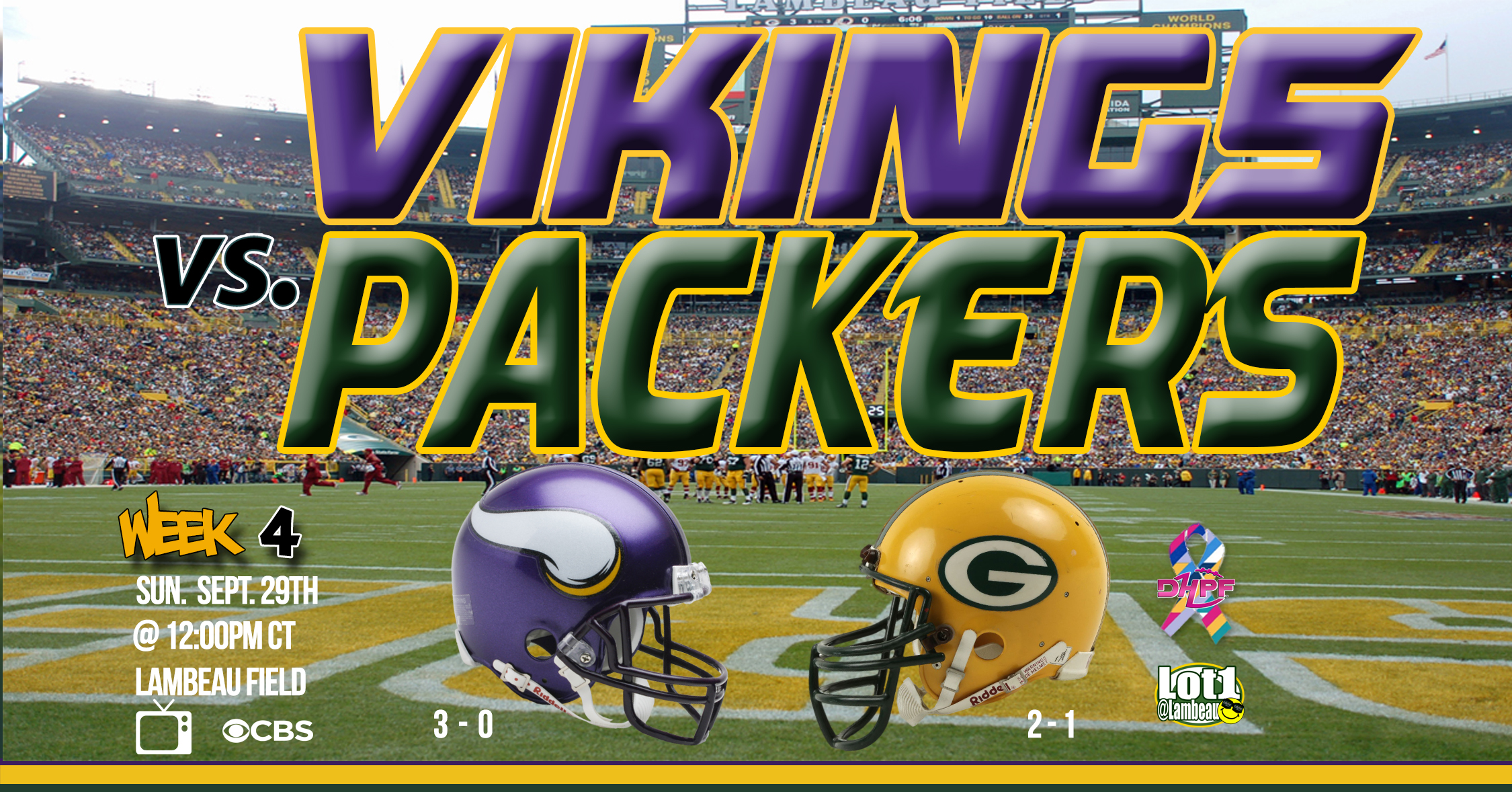 9-29-2024 V002 Minneasota Vikings VS Green Bay PACKERS DHPF DIE HARD PACKER FAN GREG GOSHAW PREGSME ARTICLE