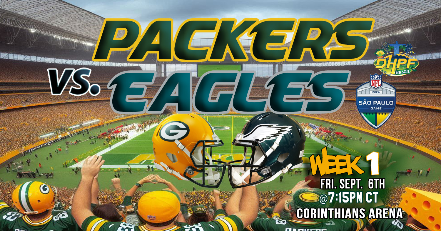 Packers vs Eagles in first-ever NFL Game in Brazil - Die Hard Packer Fan