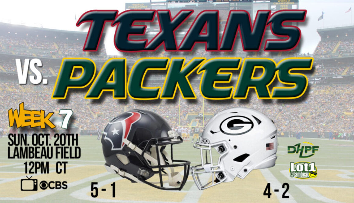 10-20-2024 V1 Houston Texans vs Green Bay Packers WEEK 7 Greg Goshaw Pre-game DHPF Die Hard Packer Fan