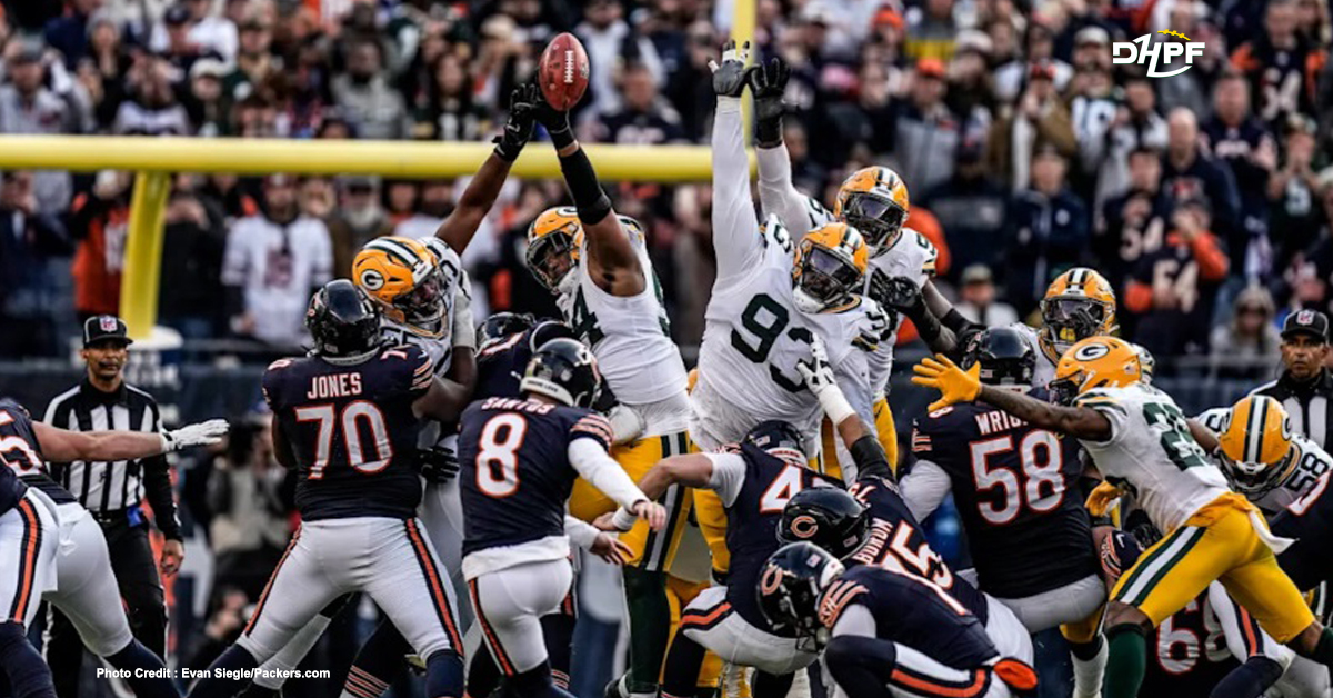 11-17-2024 V2 Packers vs Bears week11 Karl Brooks block greg goshaw DHPF DIE HARD PACKER FAN