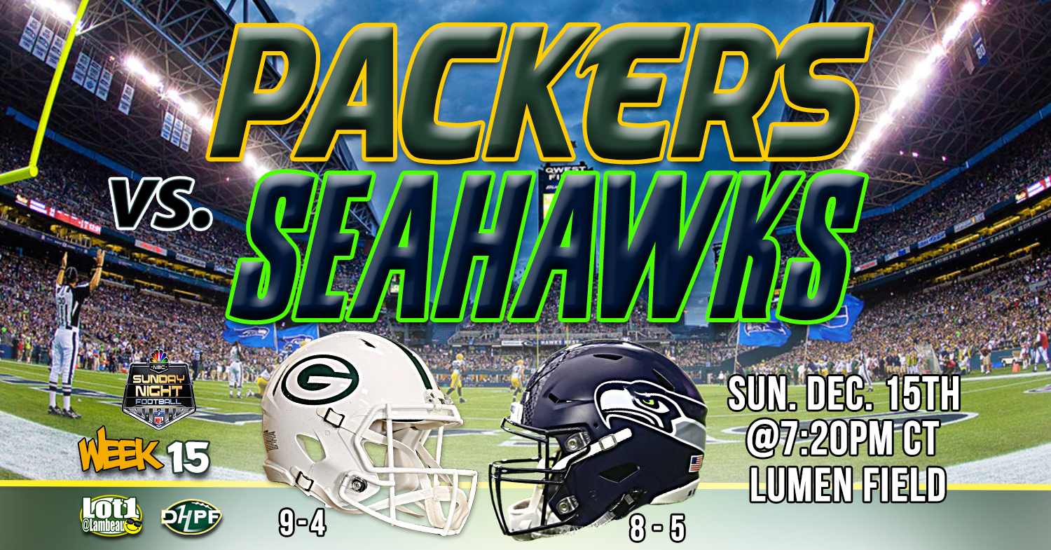 12-15-2024 v02 Packers vs Seahawks Week 15 Greg Goshaw Pre-Game DHPF DIE HARD PACXKER FAN