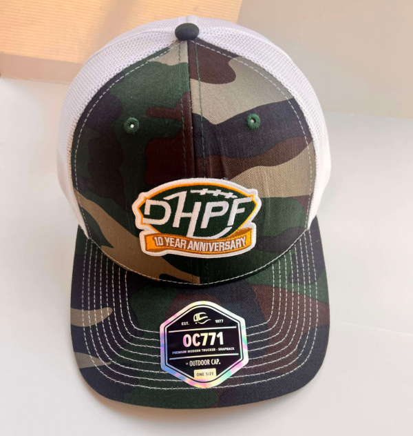 DHPF Camo Anniversary White Mesh Cap