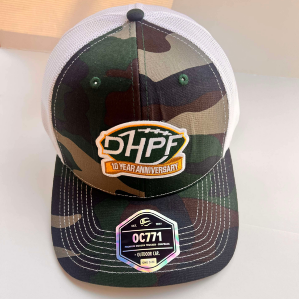 DHPF Camo Anniversary White Mesh Cap