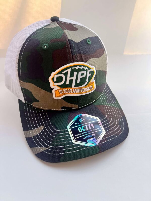 DHPF Camo Anniversary White Mesh Cap - Image 2