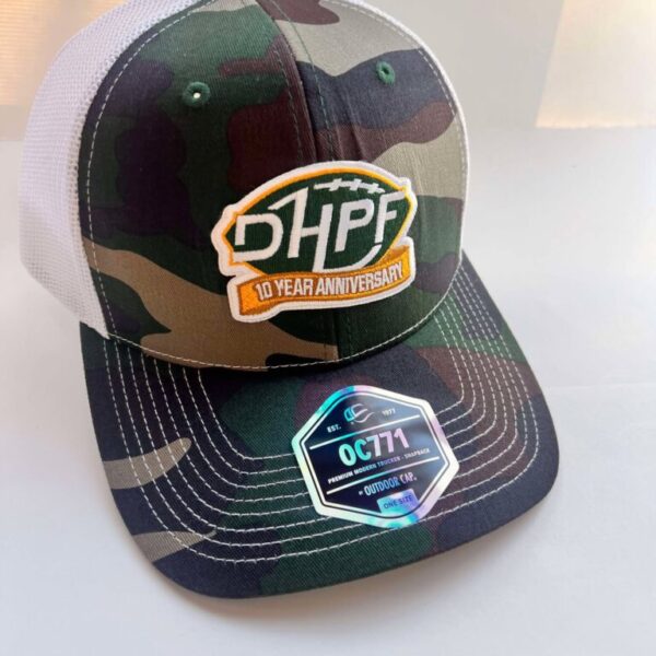 DHPF Camo Anniversary White Mesh Cap