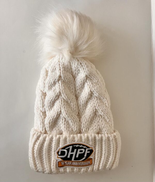 DHPF Women’s Hat w/ Faux Fur Pom